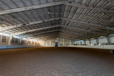 Interior event space at the Horsebarn Hill Arena. University Events and Conference services (Cara Workman). May 10, 2022. (Sean Flynn/UConn Photo)