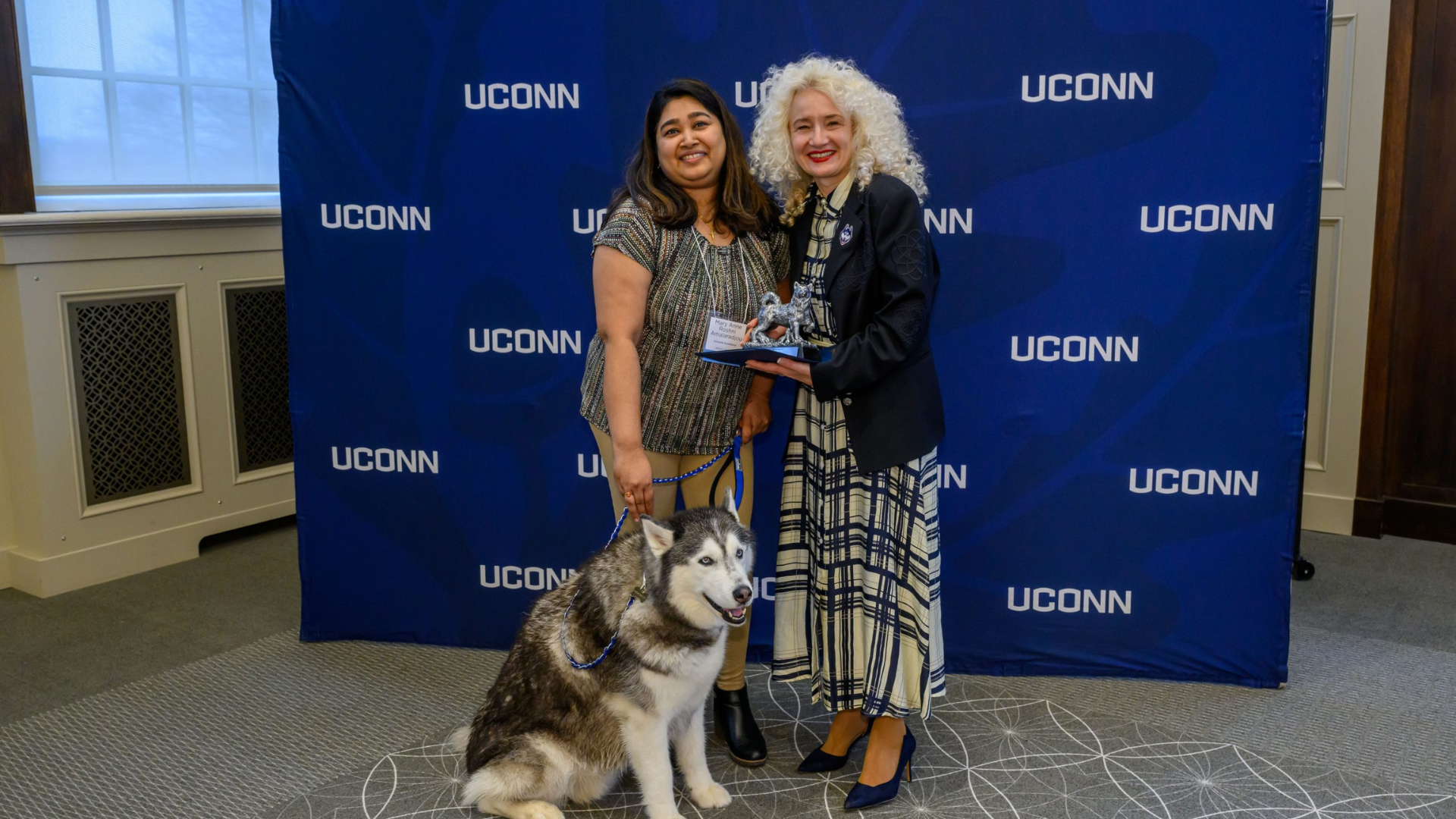 Mary Anne Amalaradjou posing alongside Dr. Randeka Maric