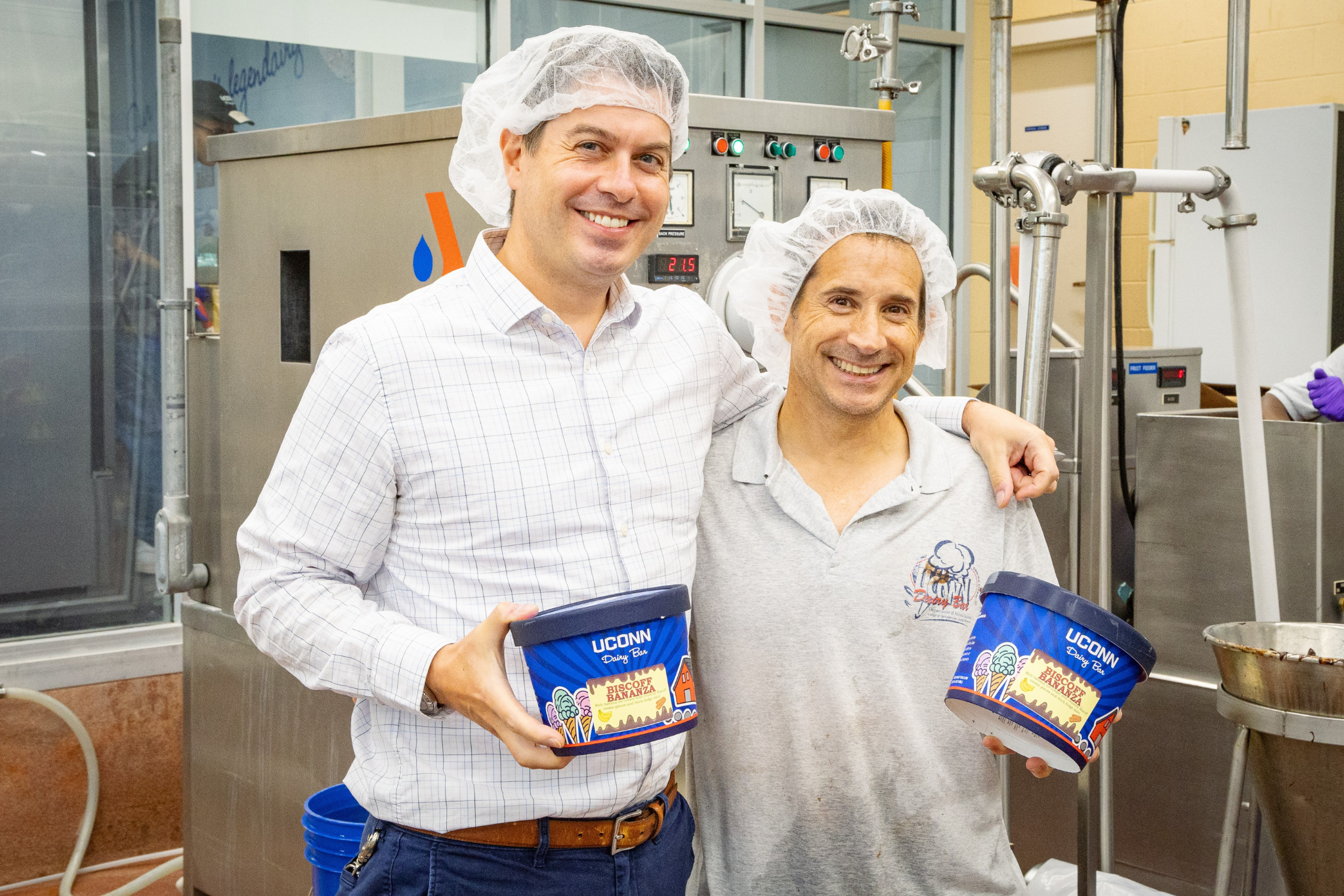 Cheese on display in Dairy Bar